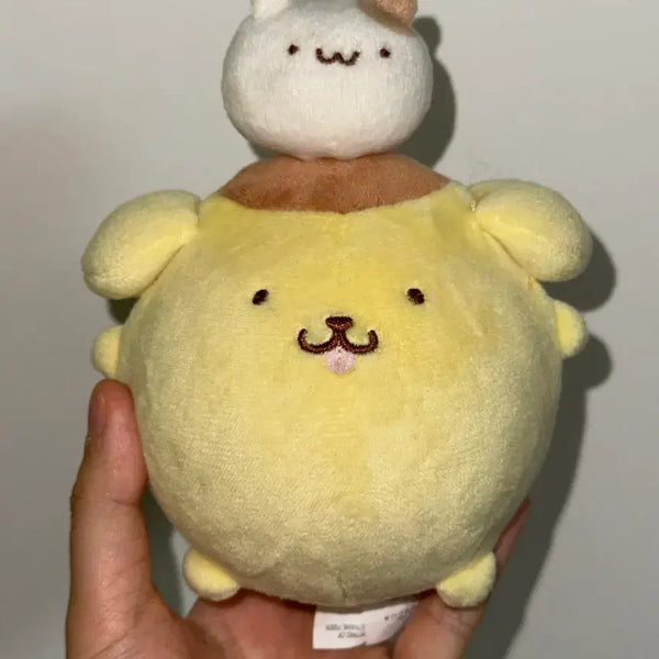[BUNJANG] Manmaru Pompompurin Plush Keychain / 만마루 폼폼푸린 인형 키링