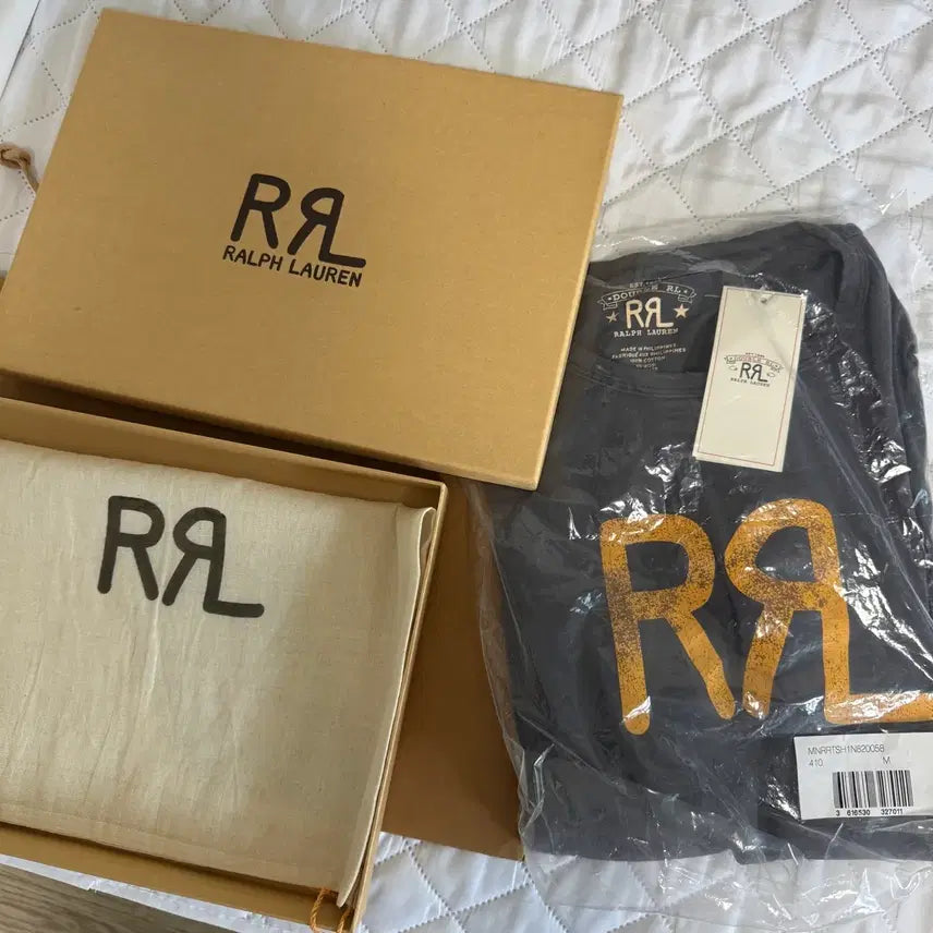 [BUNJANG] RRL Logo Jersey T-Shirt Short Sleeve / [M] 더블알엘 로고 저지 티셔츠 반팔 RRL