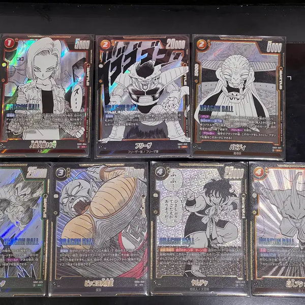 [BUNJANG] Dragon Ball Manga Boosters SB01/02 Japanese Edition Original 'Villains' SR 7 Card Set / 드래곤볼 망가부스터 SB01/02 일본판 정품 '악당들' SR7종카드모음