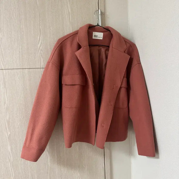 [BUNJANG] Pink Cropped Jacket / 핑크 크롭 자켓