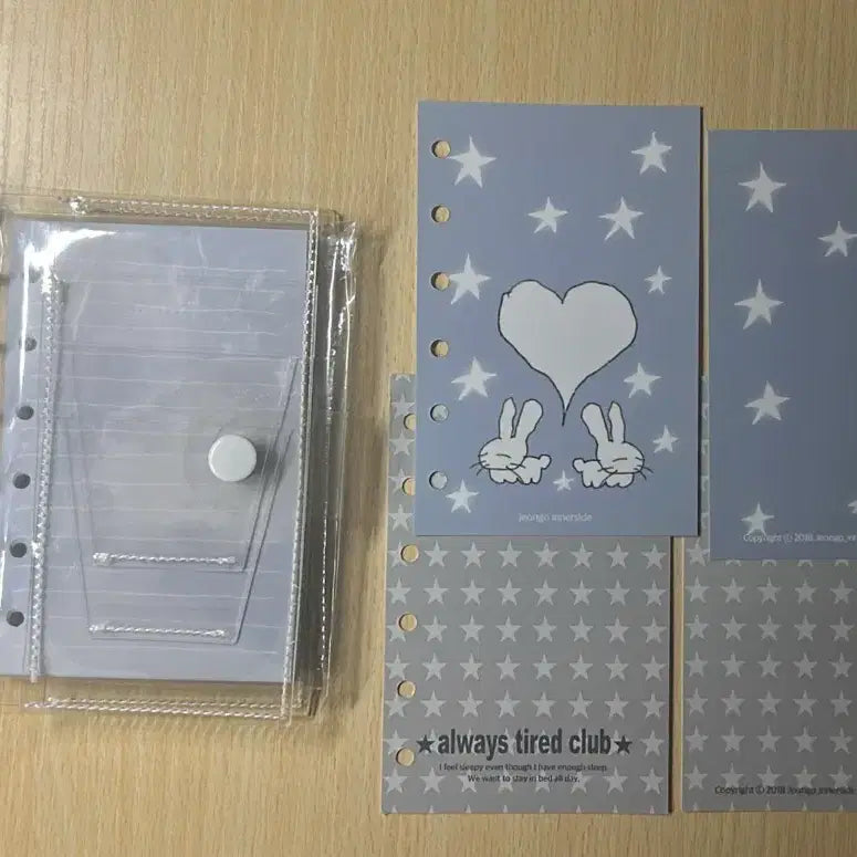 [BUNJANG] JUNGGOINNER SIDE A7 Recycle Wallet Type Diary Set / 정고이너사이드 A7 리사이클 지갑형 다이어리 + 속지 + 커버 일괄 다꾸