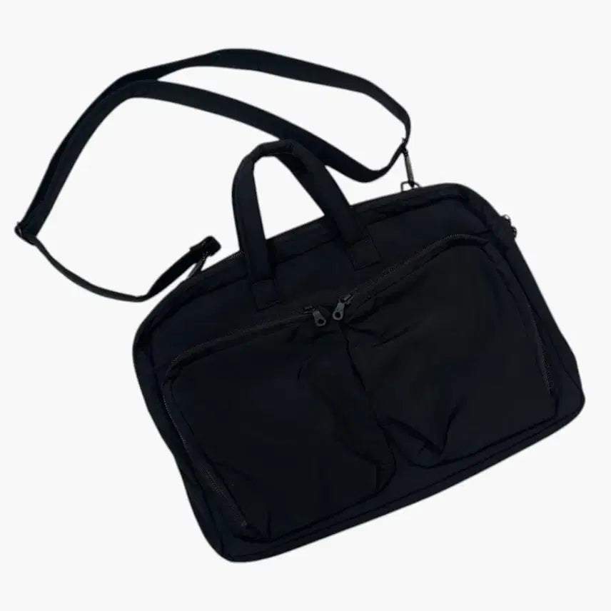 [BUNJANG] MAZI UNTITLED AM CASE 03 Nylon Briefcase Tote Bag Crossbody Bag / 마지언타이틀 블랙 AM CASE 03 토트백 크로스백
