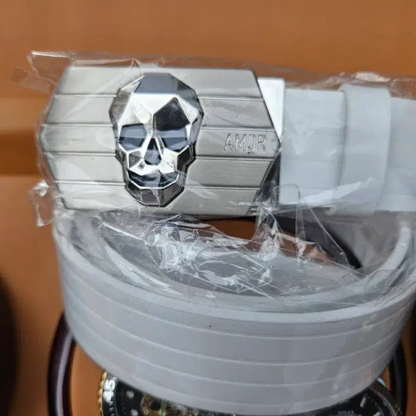 [BUNJANG] Amazingcree Golf Belt with Skull Buckle / 골프벨트 어메이징크리
