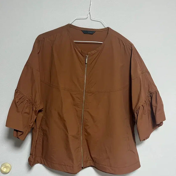 [BUNJANG] Coffee Brown Zip-Up Jacket / 커피색 집업 자켓