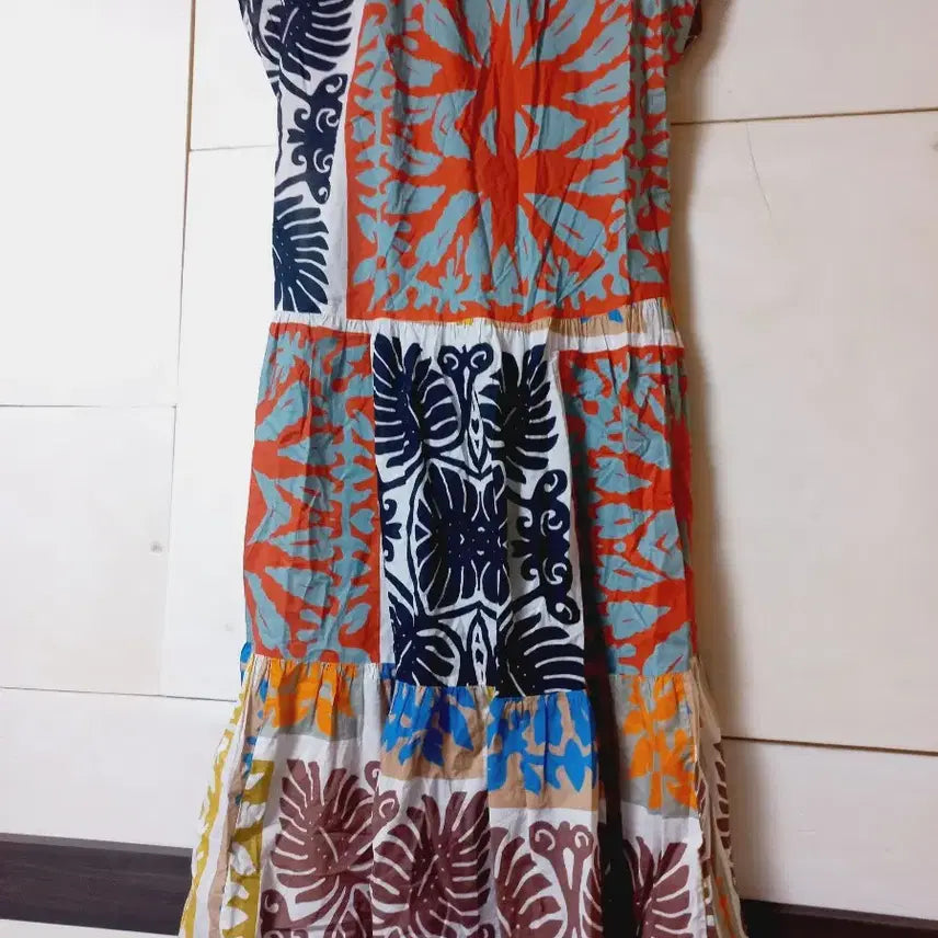 [BUNJANG] ZARA Pattern Maxi Long Dress M / ZARA 패턴   맥시 롱 원피스 M