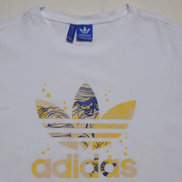 [BUNJANG] Adidas Originals Art Trefoil Graphic Short Sleeve T-Shirt XL / 아디다스 오리지널스 아트 트레포일 그래픽 반팔 티셔츠 105 (XL)