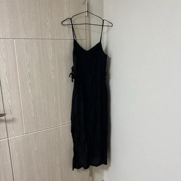 [BUNJANG] Black Bustier Long Dress / 블랙 뷔스티에 롱 원피스