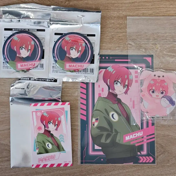 [BUNJANG] Zicoax Machyu Cafe Goods & Mofumofu Acrylic Bundle Set / 일괄) 지쿠악스 마츄 카페 굿즈 및 모후모후 아크릴