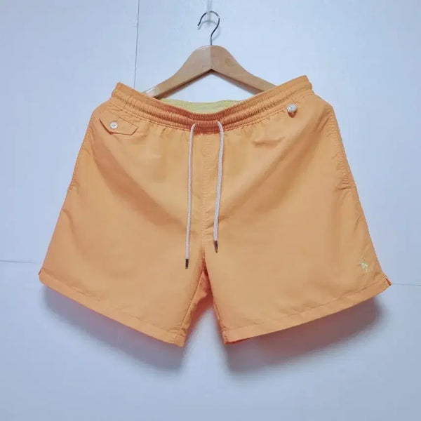 [BUNJANG] Polo Ralph Lauren Nylon Woven Swim Shorts - Apricot Orange / 남성 폴로 나일론 우븐 반바지 바지 스윔 팬츠 쇼츠 트레이닝복