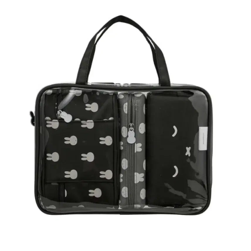 [BUNJANG] Miffy Travel Pouch Set (Black) / 새상품 일본정품 미피 트래블파우치 세트 블랙