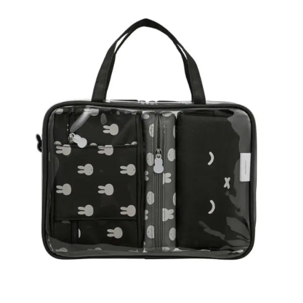 [BUNJANG] Miffy Travel Pouch Set (Black) / 새상품 일본정품 미피 트래블파우치 세트 블랙