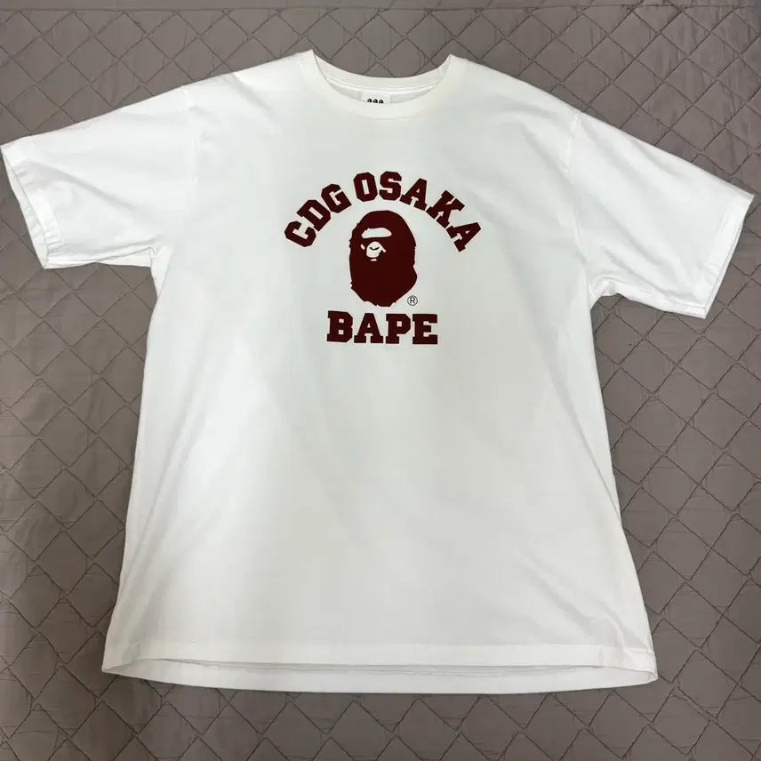 [BUNJANG] Comme des Garçons x BAPE Osaka Collaboration T-Shirt 2XL / [2XL] cdg 베이프 오사카 콜라보 티셔츠