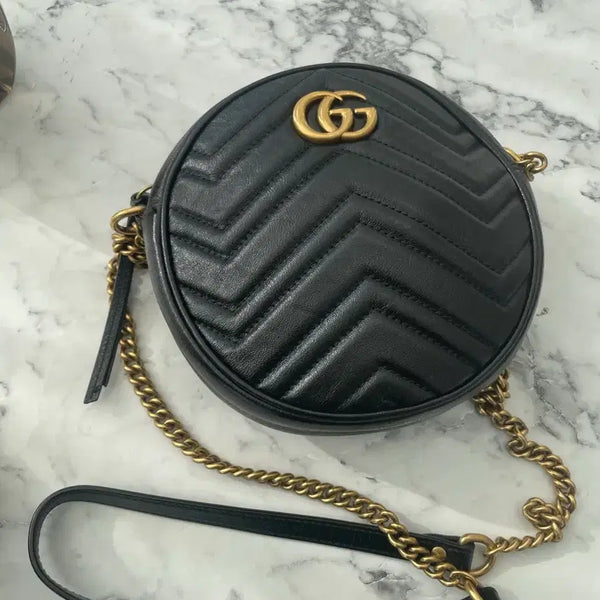 [BUNJANG] Gucci Round Shoulder Bag / [정품] 구찌 라운드 백