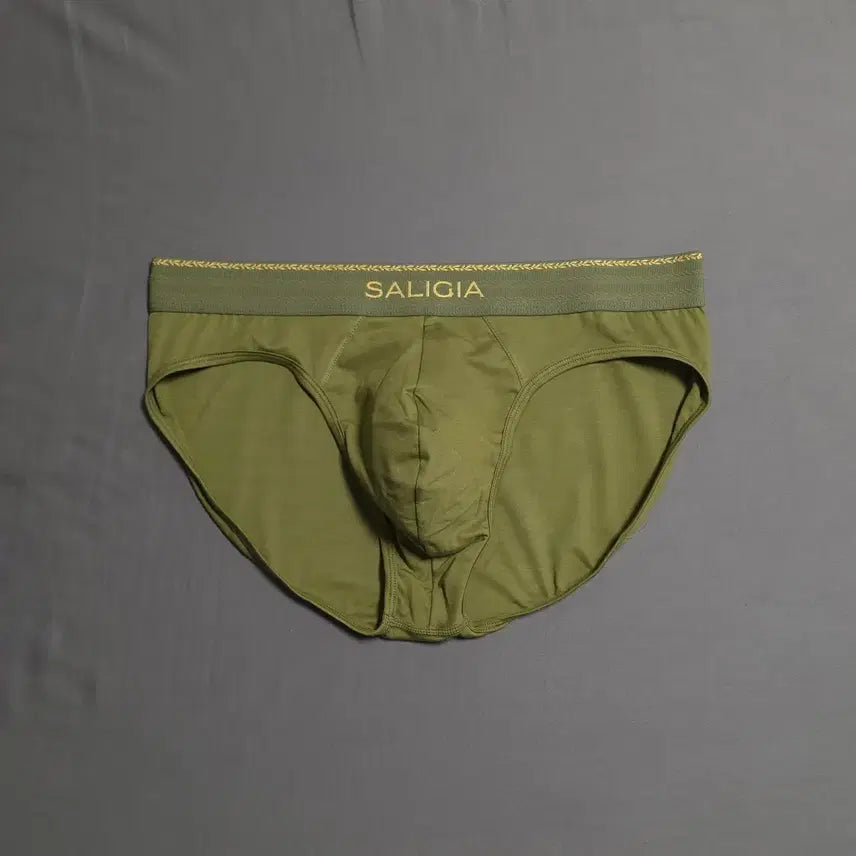 [BUNJANG] SALIGIA Greek Olive Green Briefs M / [M] SALIGIA 삼각 팬티 Greek Olive green 브리프 / 살리지아