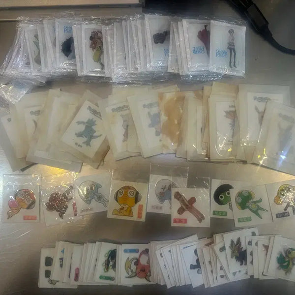 [BUNJANG] One Piece, Pokemon, Keroro Sticker Bundle Set / 원피스 포켓몬 케로로 띠부씰 일괄