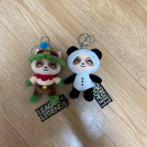 [BUNJANG] League of Legends Teemo & Poro Doll Keychain Bundle Set / (일괄) 리그오브레전드 티모,포로 인형 키링