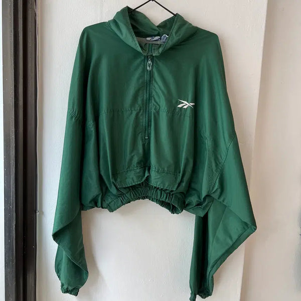 [BUNJANG] Reebok Vintage Custom Anorak Jacket Green 2XL / [2XL] 리복 빈티지 커스텀 아노락 그린