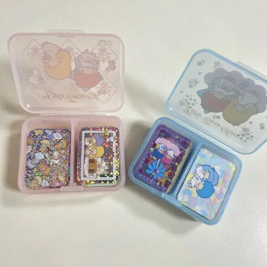 [BUNJANG] Little Twin Stars Classic Sticker Case / 개별)고전키키라라 리틀트윈스타 씰스티커 케이스 보관함