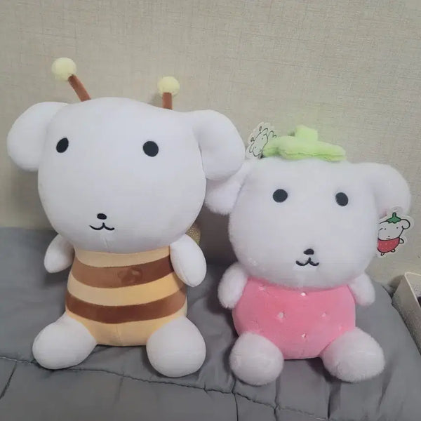 [BUNJANG] Ganady Honey Bee Strawberry Doll Bundle Set / 가나디 꿀벌 딸기 인형