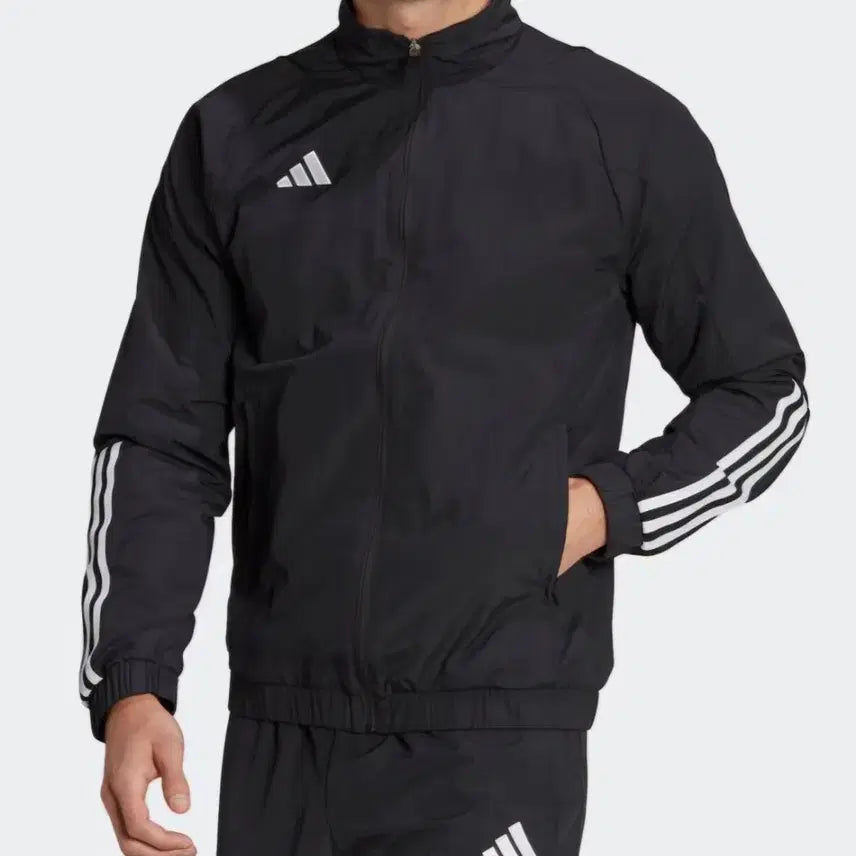 [BUNJANG] Adidas Tiro 23 Competition Presentation Jacket Black/White M (95) / 거의새것/ 아디다스 티로23 컴피티션 프레젠테이션 자켓 95