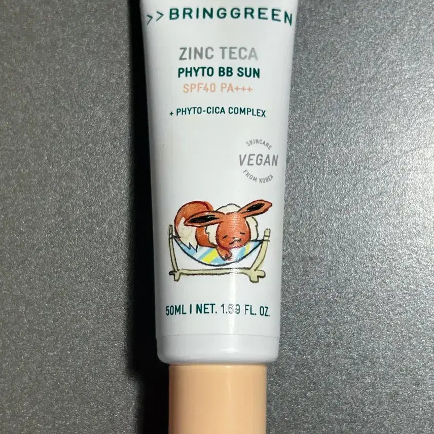[BUNJANG] Bringgreen Pokemon Eevee Zinc Techa Phyto BB Sun Cream / 브링그린 포켓몬 이브이 징크테카 파이토 비비 선크림