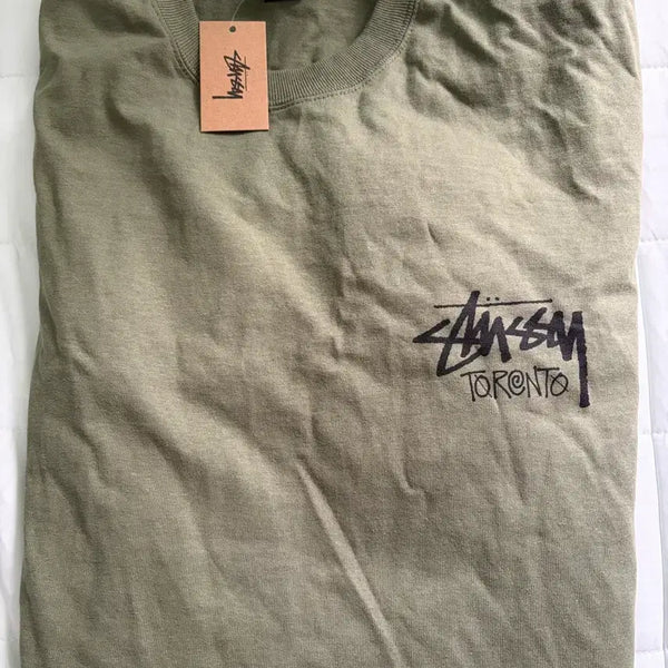 [BUNJANG] Stussy Toronto T-Shirt Olive L / 스투시 토론토 티셔츠 올리브 L 새상품