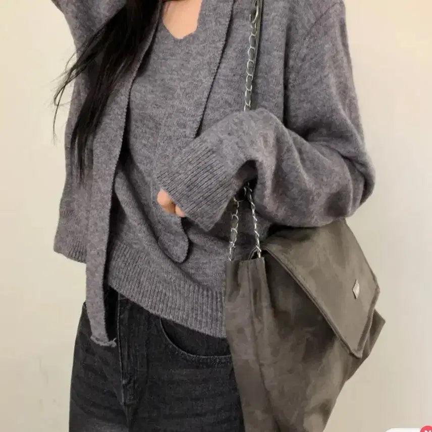 [BUNJANG] Ondied Meren "Gracie" Marble Hobo Shoulder Bag / 에이블리 온디드 메른 빈티지 그레이시 마블 보부상 숄더백