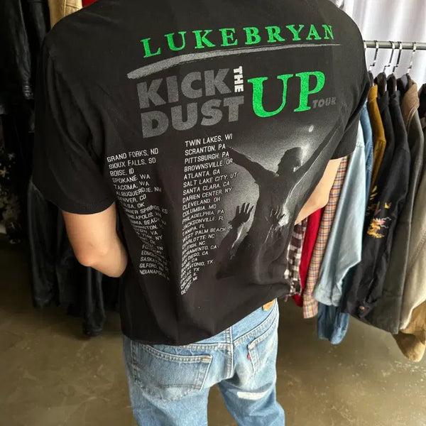 [BUNJANG] Luke Bryan Kick the Dust Up Tour Graphic T-Shirt / Luke Bryan Kick the Dust Up Tour Tee