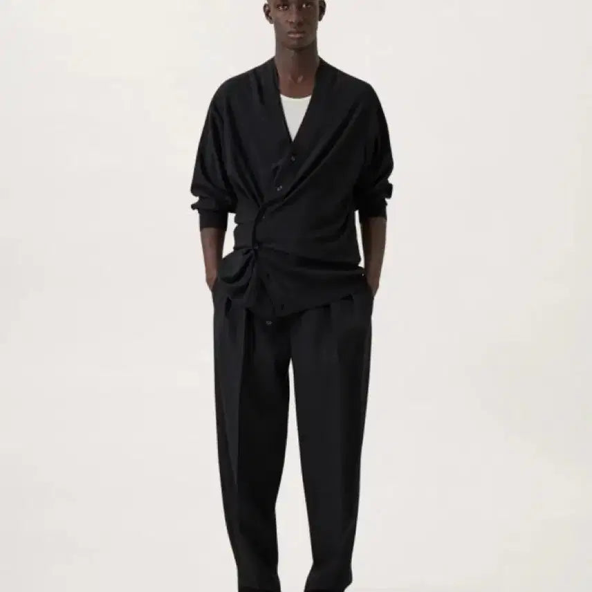 [BUNJANG] Lemaire Twisted Cardigan Black / 르메르 트위스티드 가디건 블랙