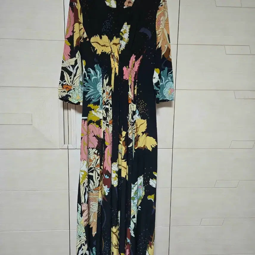 [BUNJANG] 100% Silk Long Dress / 실크100% 롱 원피스