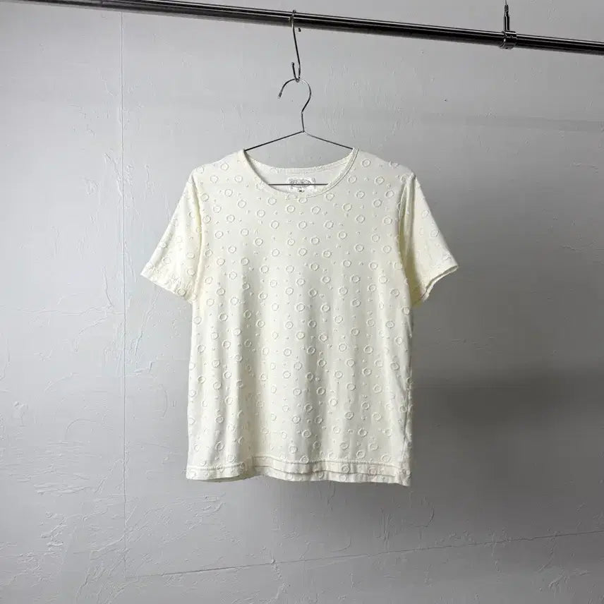 [BUNJANG] Cher Fleur Polka Dot T-Shirt / Cher fleur 도트 티셔츠