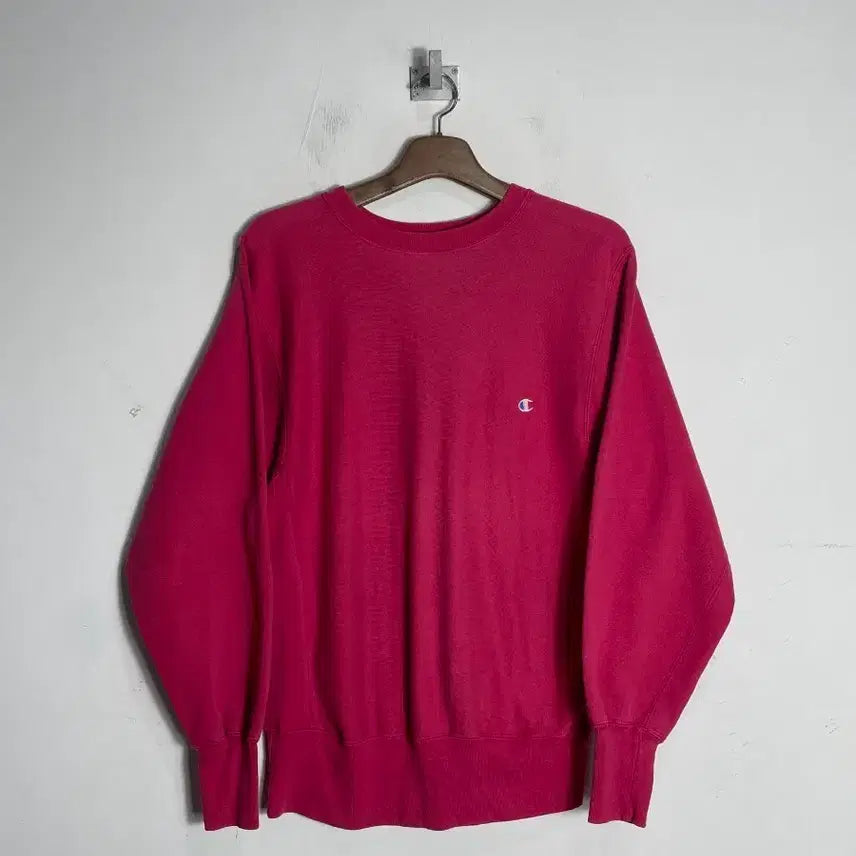 [BUNJANG] Champion Reverse Weave Sweatshirt Pink 90s / 챔피온 리버스위브 맨투맨 핑크 90s