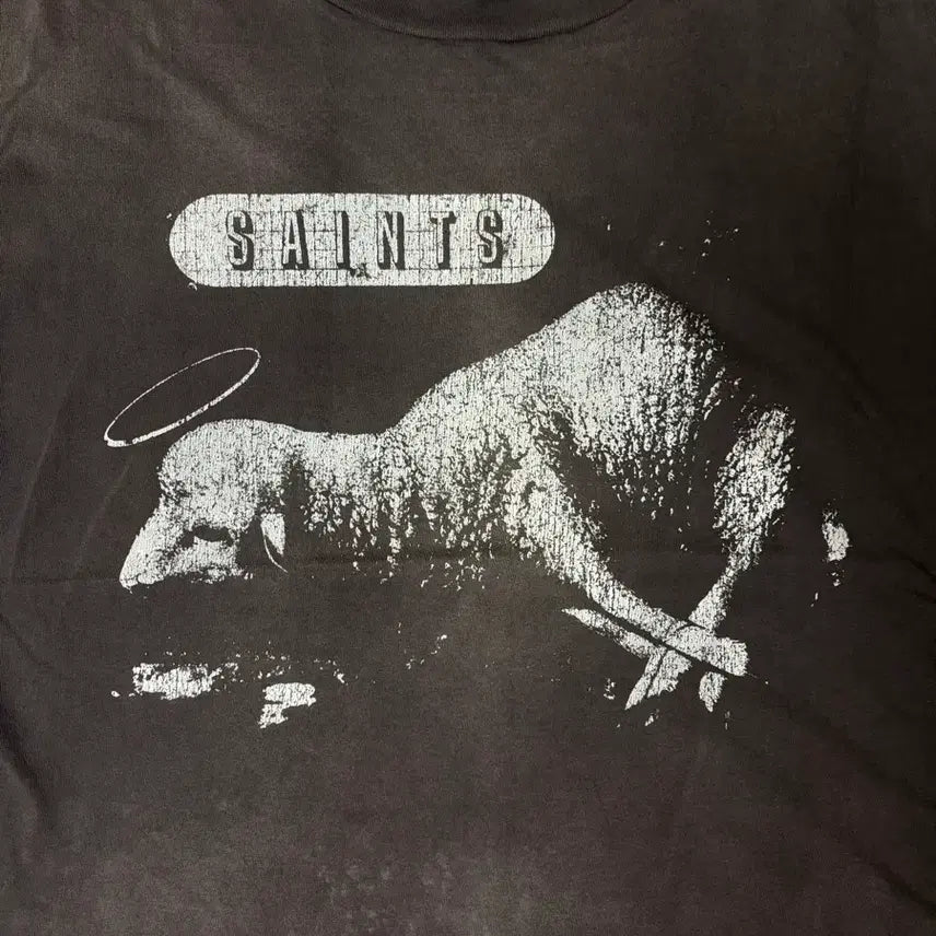 [BUNJANG] Saint Michael Sheep Lion T-Shirt XL / [XL] 세인트미카엘 생미 반팔 sheep lion