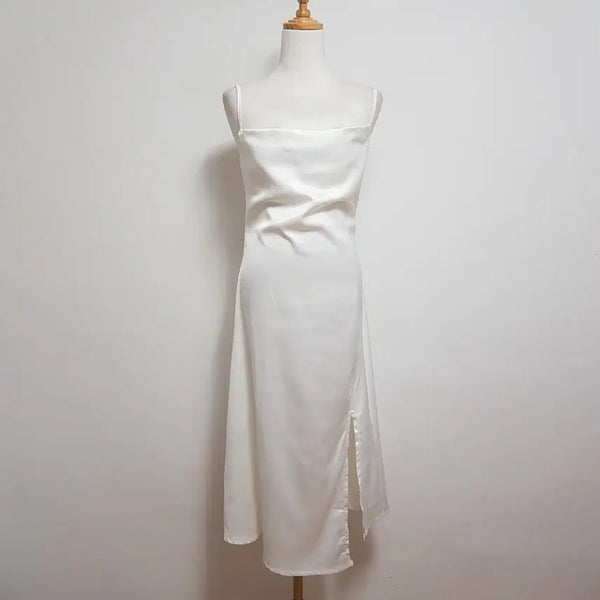 [BUNJANG] White Sleeveless Dress - Women's Size S / 6120/민소매원피스 여 S사이즈 화이트원피스/내옷방