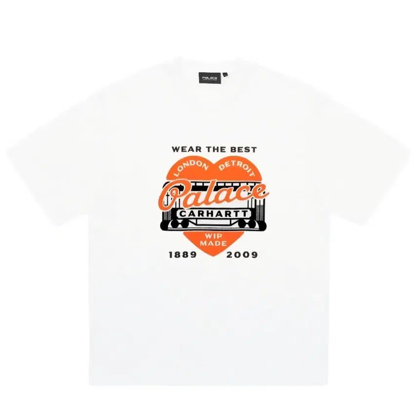[BUNJANG] Palace x Carhartt Heart Logo T-Shirt XXL / XXL) 팔라스 x 칼하트 하트 티셔츠 반팔티
