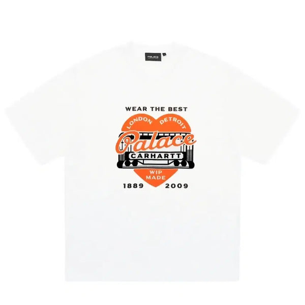 [BUNJANG] Palace x Carhartt Heart Logo T-Shirt XXL / XXL) 팔라스 x 칼하트 하트 티셔츠 반팔티