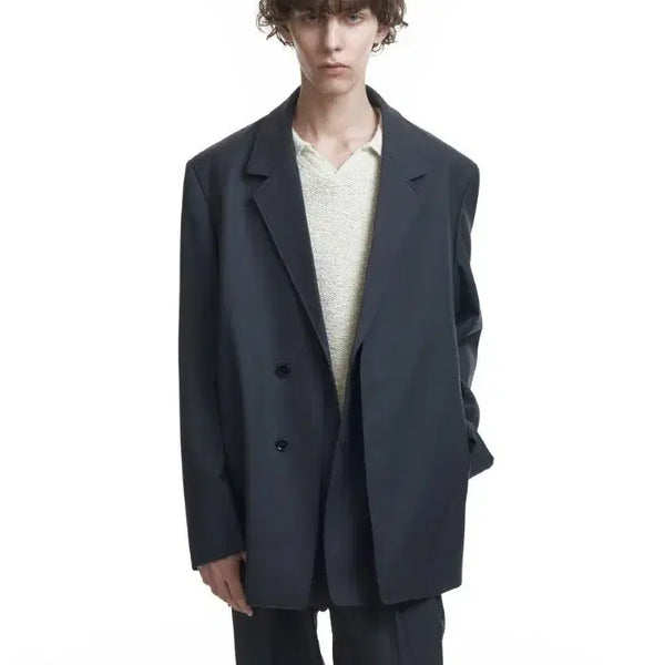 [BUNJANG] InSilence Detachable Wool Blazer Jacket Black/M / 인사일런스 디태처블 울블레이져 재킷 블랙/M/앨리스/1704