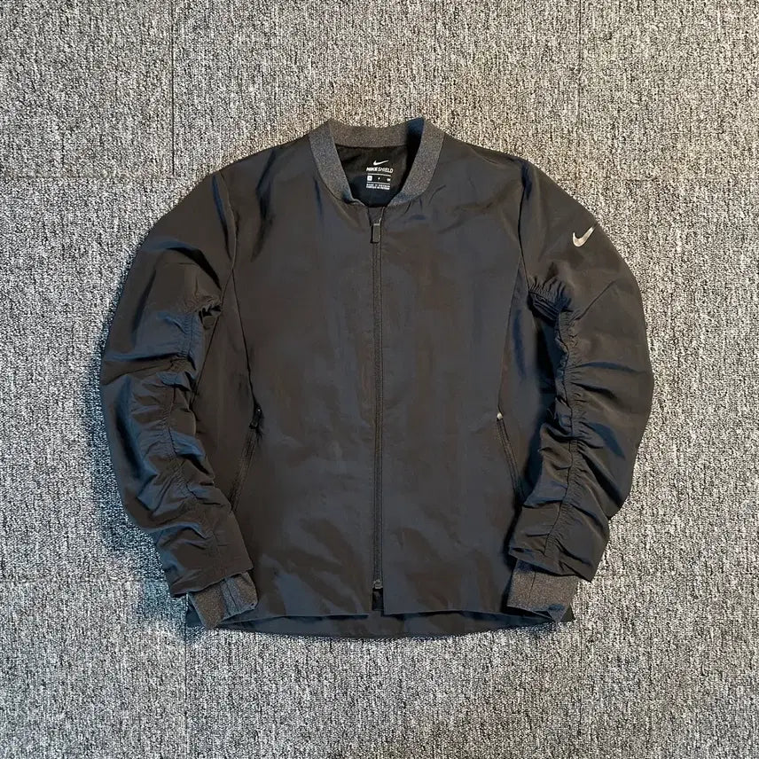 [BUNJANG] Nike Black Shield Bomber Jacket / 나이키 블랙 쉴드 봄버 자켓