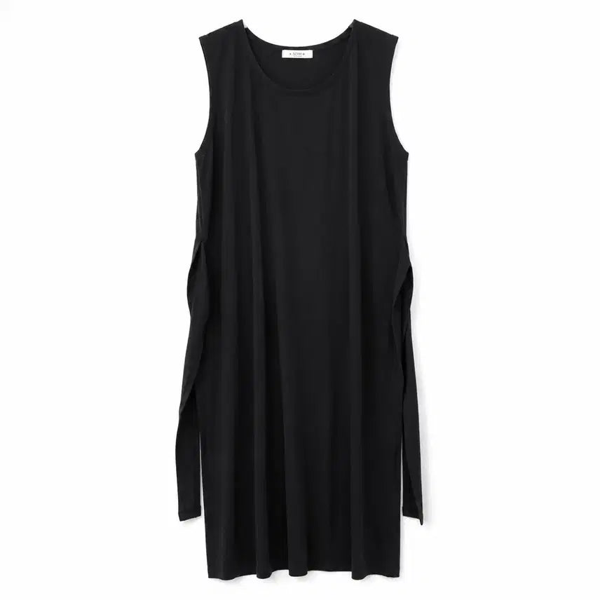 [BUNJANG] Black Sleeveless Long Dress / 블랙 민소매 롱 원피스