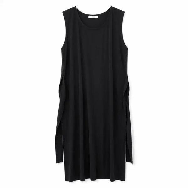 [BUNJANG] Black Sleeveless Long Dress / 블랙 민소매 롱 원피스