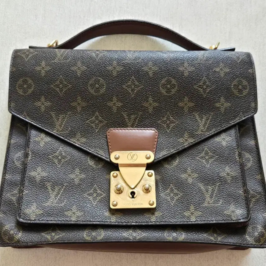 [BUNJANG] Louis Vuitton Vintage Monogram Montsouris Satchel Bag / 빈티지 루이비통 모노그램 몽소 사첼백 -  크로스끈 분실