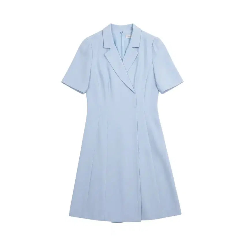 [BUNJANG] Unece Women's Short Sleeve Wrap Style Dress (Size 55) / 여성55/ une 랩스타일 반팔원피스BL 10-13