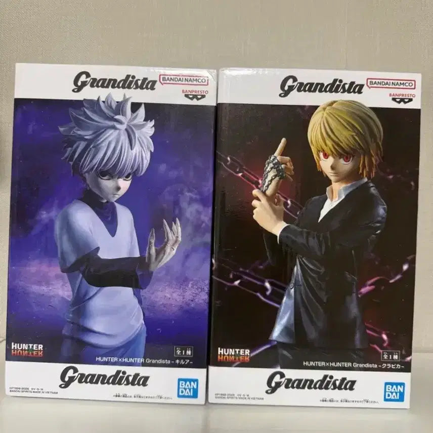 [BUNJANG] Killua & Kurapika Grandista Figure / 단순전시)키르아,크라피카 그란디스타 피규어