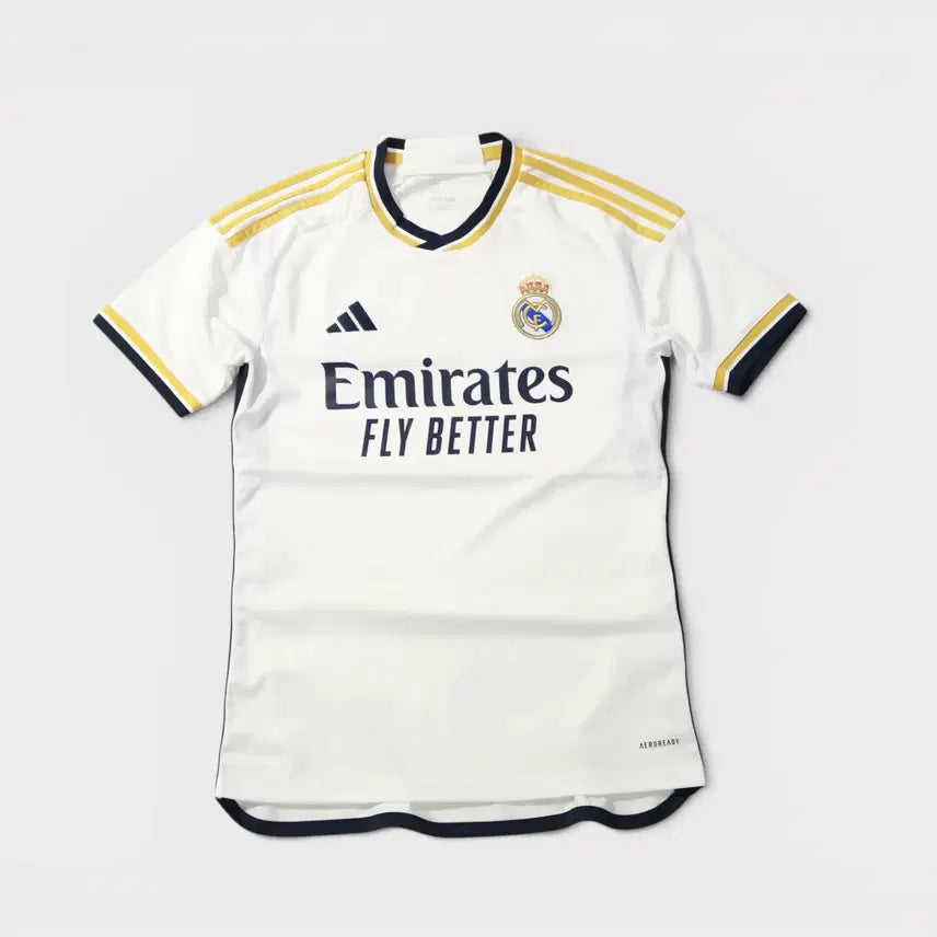 [BUNJANG] Adidas 23-24 Real Madrid No-Name Home Jersey / [S] 아디다스 23-24 레알 마드리드 노마킹 홈 유니폼