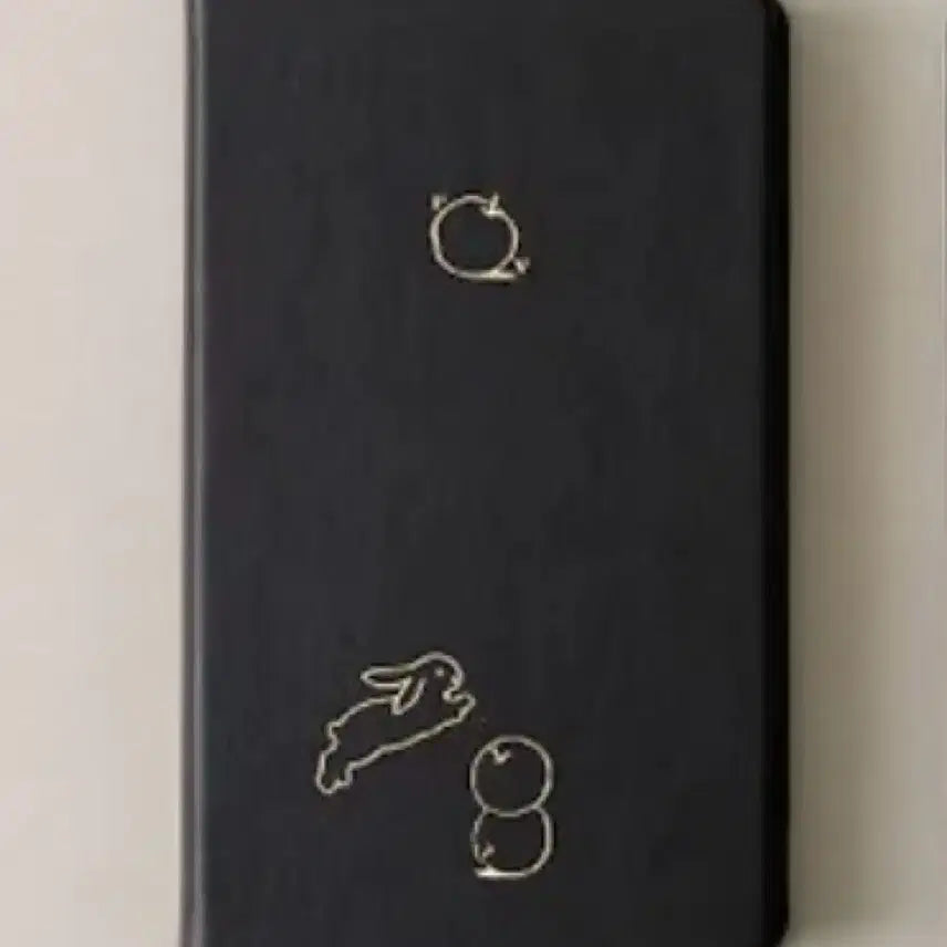 [BUNJANG] Point Of View x Kitty Bunny Pony Apple Bunny Journal Notebook - Black / 키티버니포니 x 포인트오브뷰 애플 버니 저널 노트 블랙