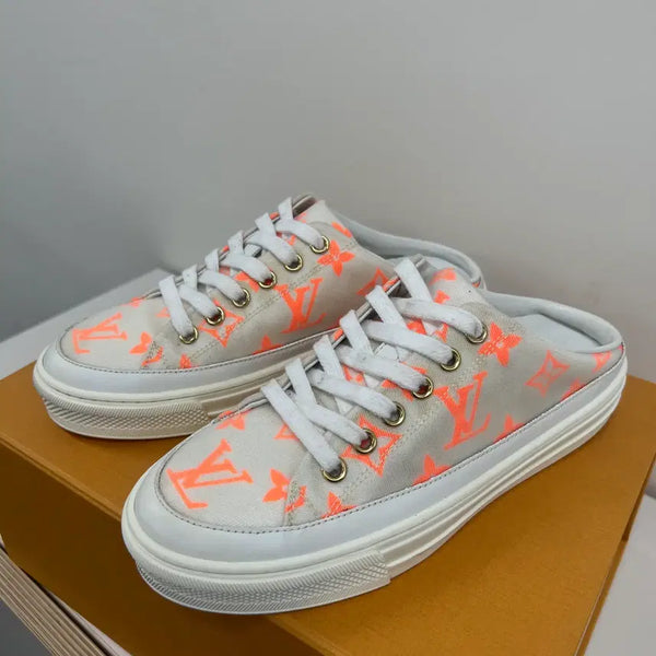 [BUNJANG] Louis Vuitton LV Monogram Stella Mule Sneakers 34.5 / 루이비통 LV 모노그램 스텔라 뮬 스니커즈 34.5(215)