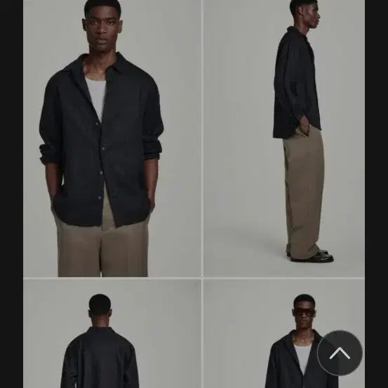 [BUNJANG] COS Loose Linen Shirt Deep Navy / 코스 루즈 린넨 셔츠 딥네이비