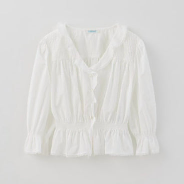 [BUNJANG] Colette Frill Blouse / 타낫 콜레트 프릴 블라우스 colette frill blouse
