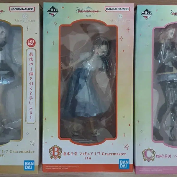 [BUNJANG] Bandai Namco Idolmaster Gracem@ster Part 4 B Prize, C Prize, Last One Prize 3 Figure Set / (택포12)반다이남코 아이돌마스터 part4 라원 B상 C상 3종 세트