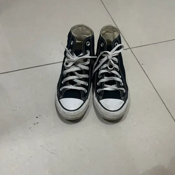 [BUNJANG] Converse Chuck Taylor All Star Classic High Black 240 / 컨버스 하이 척테일러 올스타 클래식 블랙 240